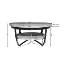 Salontafel Paras Naturel Mangohout 90 cm - Starfurn
