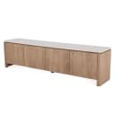 Tv meubel Dallas Naturel Mangohout 210 cm - Starfurn