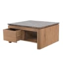 Bovenblad Salontafel Dallas Bruin Marmer - Starfurn