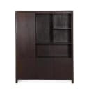 Vakkenkast XL Dallas Bruin Mangohout 160 cm - Starfurn