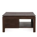 Vierkante Salontafel Dallas Bruin Mangohout 80 cm - Starfurn