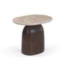 Bijzettafel Noel Bruin Marmer 60 cm - Starfurn