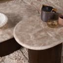 Salontafel Noel Bruin Marmer 90 cm - Starfurn