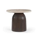 Bijzettafel Noel Bruin Marmer 60 cm - Starfurn