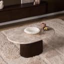 Salontafel Noel Bruin Marmer 90 cm - Starfurn