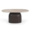 Salontafel Noel Bruin Marmer 90 cm - Starfurn