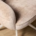 Draaibare eetkamerstoel Bella Beige Poot Zand - Starfurn