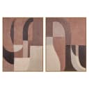 Wall art Tatu left brown - Richmond Interiors
