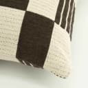 Kussen Twist 45x45 cm - bruin - By-Boo