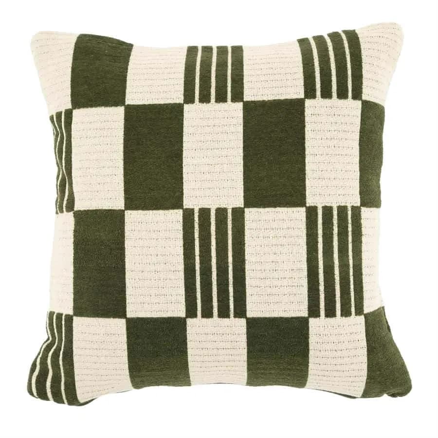 Kussen Twist 45x45 cm - green - By-Boo