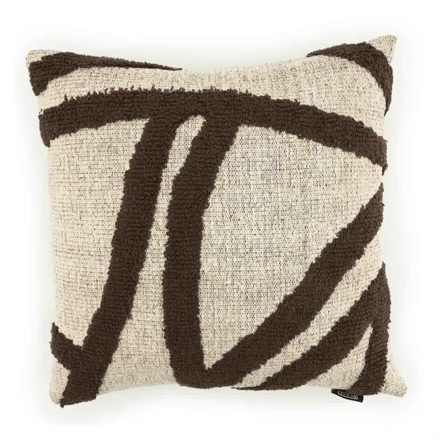 Kussen Majani - dark brown - By-Boo