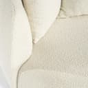 Fauteuil Louis met kussen - beige Spark - Eleonora