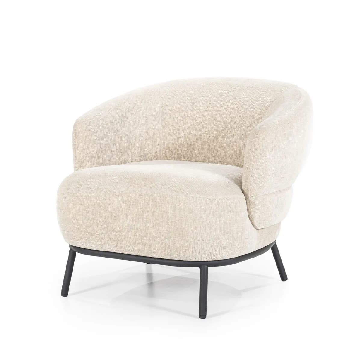 Fauteuil David Taupe Safari - Eleonora