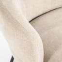 Fauteuil David Taupe Safari - Eleonora