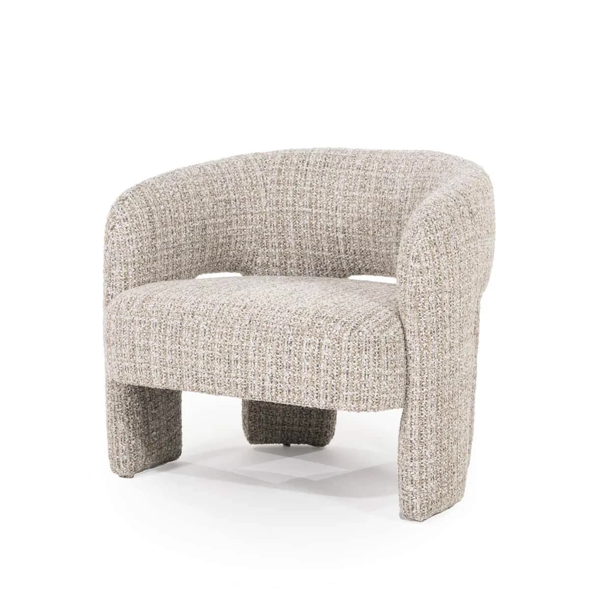 Fauteuil Hamilton - taupe Asti - Eleonora