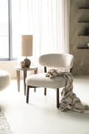 Fauteuil Mikky bruin - taupe Moon - Eleonora