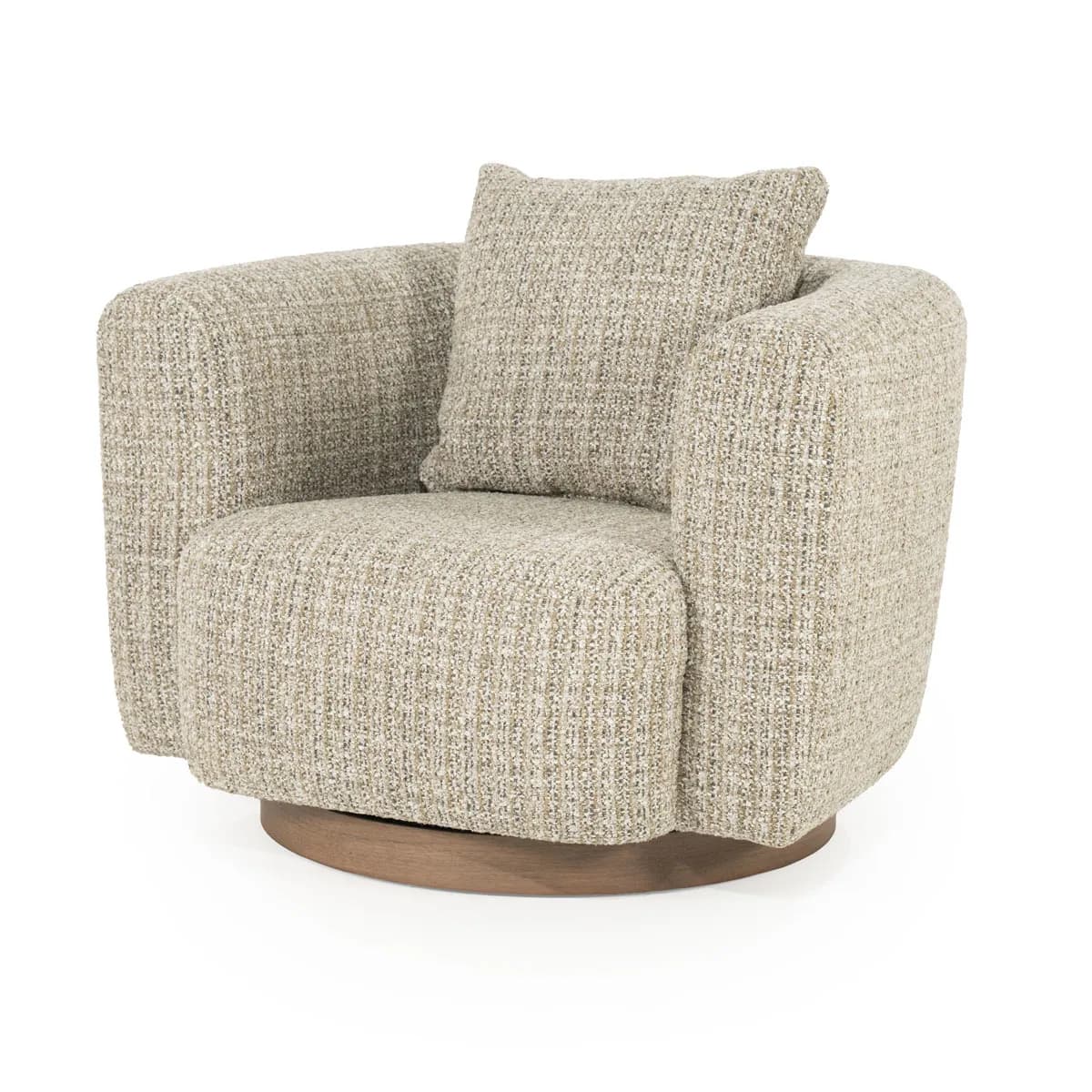 Fauteuil Jordan Taupe Asti - Eleonora