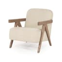 Fauteuil Francis - beige Flou - Eleonora