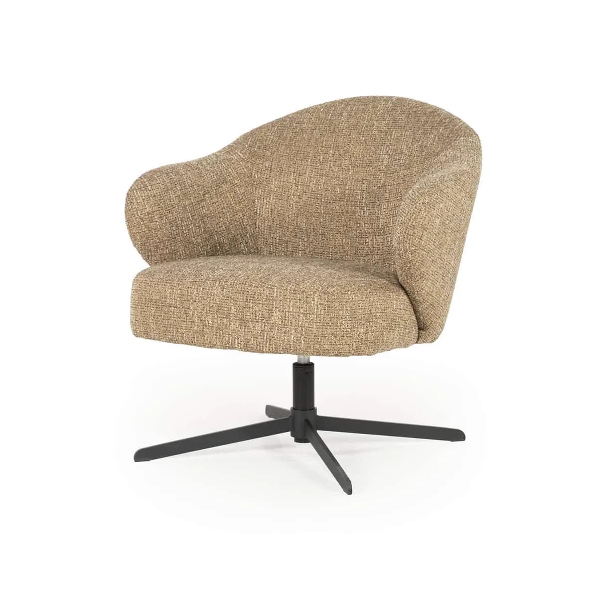 Fauteuil Connor - mosterd Donna - Eleonora