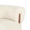 Fauteuil Nila bruin - beige Vanu - Eleonora