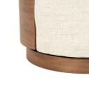 Fauteuil Nila bruin - beige Vanu - Eleonora