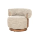 Fauteuil Nila bruin - taupe Vanu - Eleonora