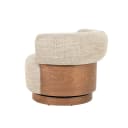 Fauteuil Nila bruin - taupe Vanu - Eleonora