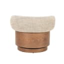 Fauteuil Nila bruin - taupe Vanu - Eleonora