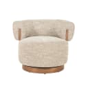 Fauteuil Nila bruin - taupe Vanu - Eleonora