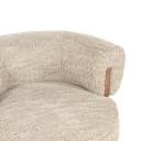 Fauteuil Nila bruin - taupe Vanu - Eleonora