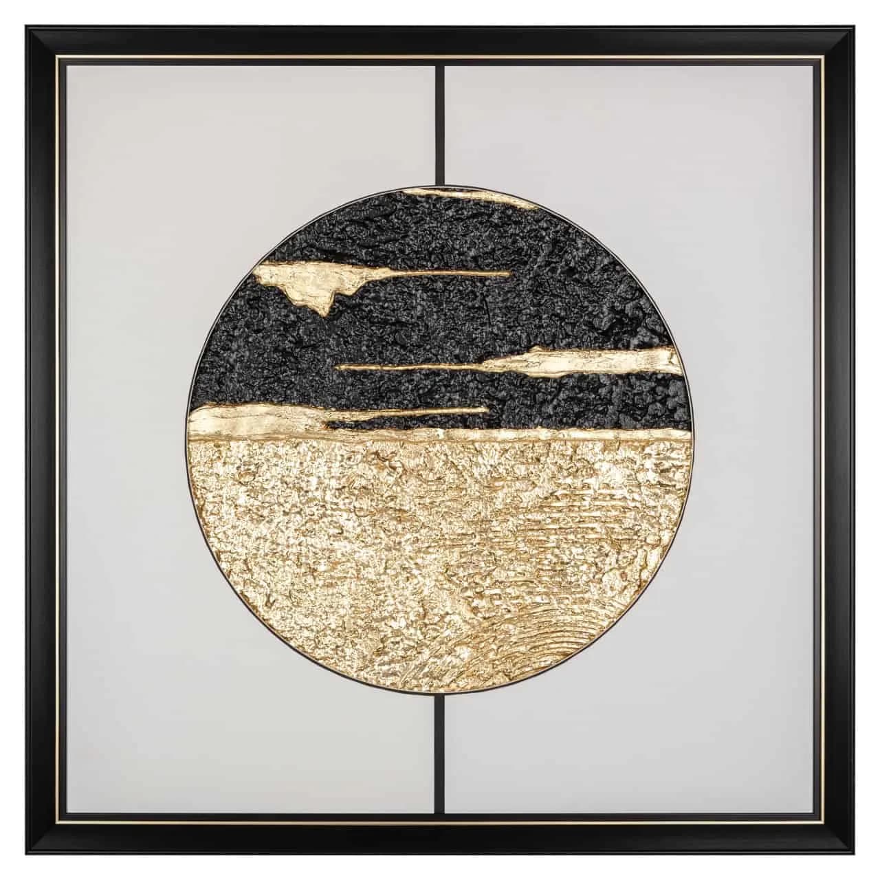 Wall art Moon black/gold - Richmond Interiors