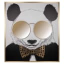 Wall art Panda black/gold - Richmond Interiors