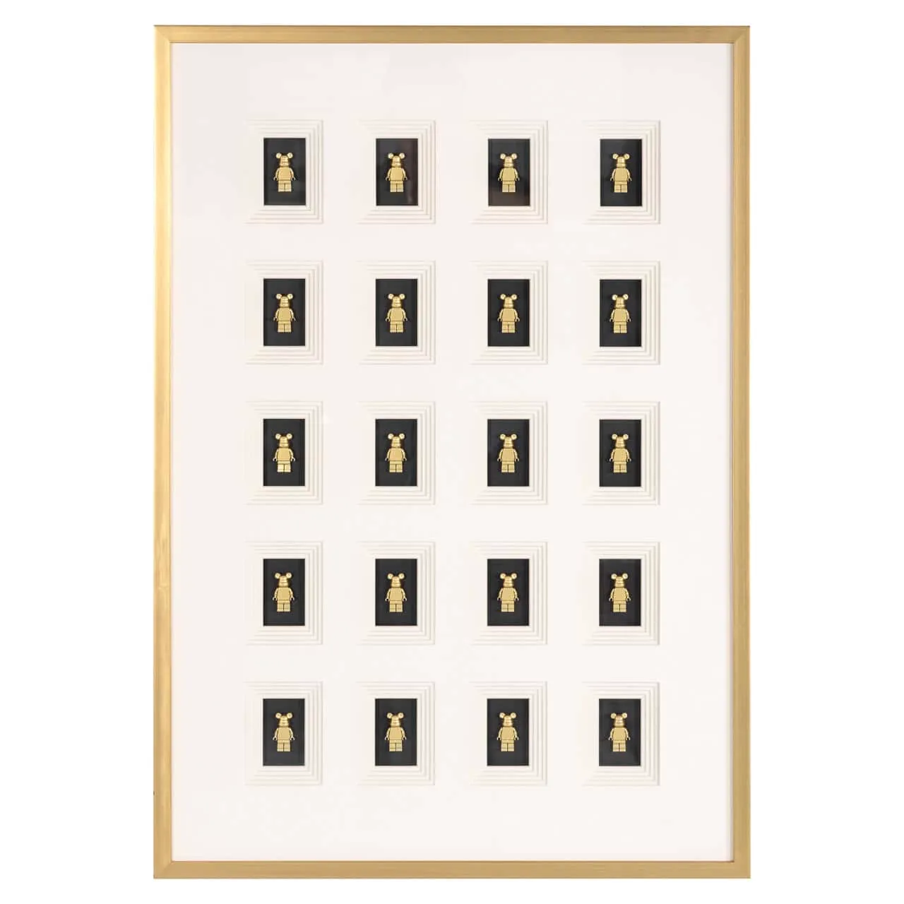 Wall art Bear black/gold - Richmond Interiors