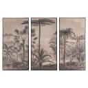 Wanddecoratie Rhapsody bruin (Set van 3) - Richmond Interiors