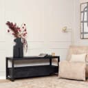 TV-meubel Boaz Zwart Mangohout 150 cm - Starfurn