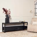 TV-meubel Boaz Zwart Mangohout 180 cm - Starfurn