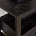 TV-meubel Boaz Zwart Mangohout 180 cm - Starfurn
