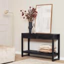 Sidetable Boaz Zwart Mangohout 120 cm - Starfurn