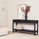 Sidetable Boaz Zwart Mangohout 150 cm - Starfurn