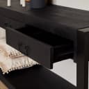 Sidetable Boaz Zwart Mangohout 150 cm - Starfurn
