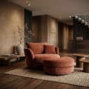 Loveseat Kart Draaifauteuil 1,5-zits Fabbrica Germany - HTL