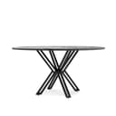 Eettafel Rond Yana Zwart | 120/140/150 cm - Benoa