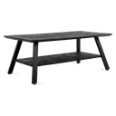 Salontafel Berlin Zwart met Vak - Benoa