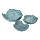 Schaal Decoratief Blauw Patina Groot - Benoa