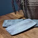 Bord Rechthoek Decoratief Blauw Patina Groot - Benoa