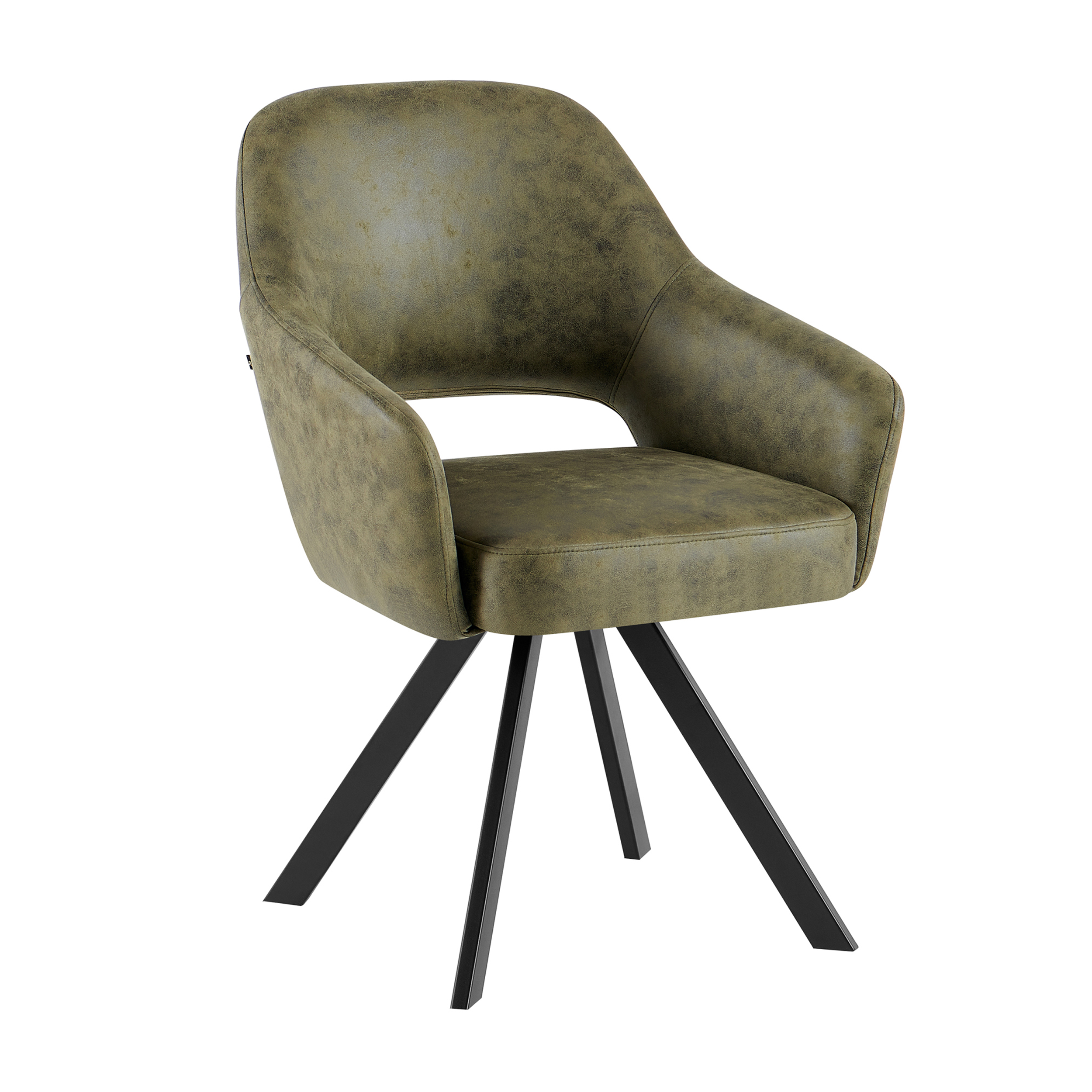 Eetkamerstoel Emilie CEP 04 Army Green - Benoa