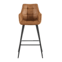 Barstoel Lucille Arm CEP 01 Cognac - Benoa
