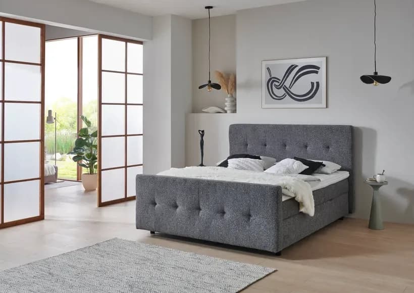 Boxspring V300 | Naturel in sfeer