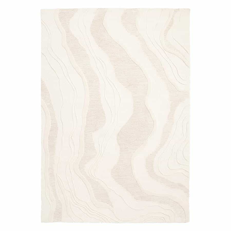 Vloerkleed Soil 160x230 cm Gebroken wit - By-Boo