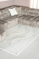 Vloerkleed Soil 190x290 cm Gebroken wit - By-Boo